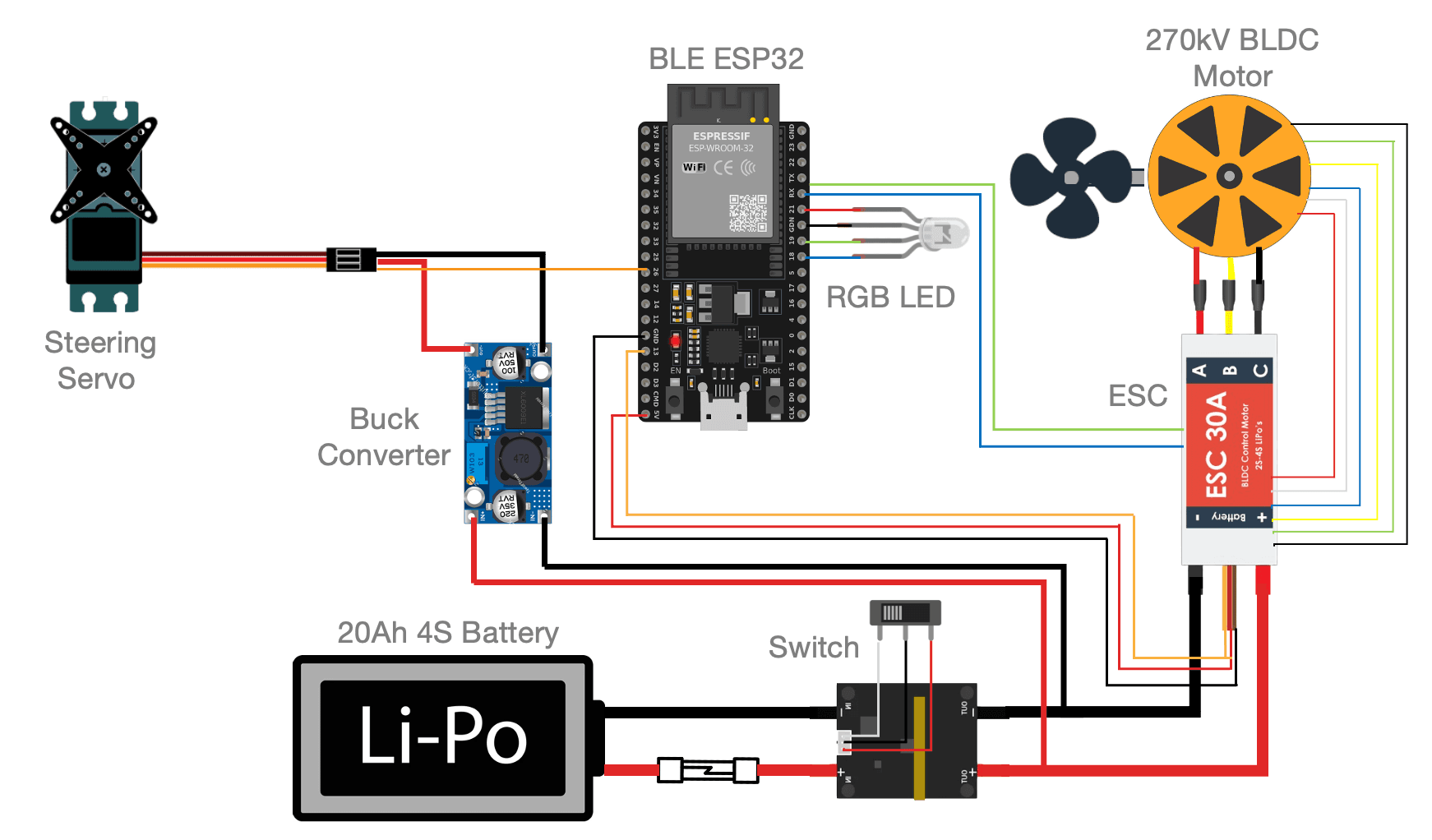 Main Paddle Buddy Schematic